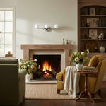 Load image into Gallery viewer, Glorica Glass Sleek Globe Vanity Light – Modern Industrial Three-Bulb Wall Sconce for Bathroom & Hallway