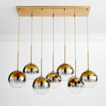 Load image into Gallery viewer, Selvion Contemporary Style Sculptural 7-Light chandelier – Perfect for Entryway or Office