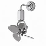 Cargar imagen en el visor de la Galería, Adjustable compact fan in antique silver