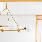 Load image into Gallery viewer, Brelia Modern Round Chandelier - Glass Globe Design For Modern Home