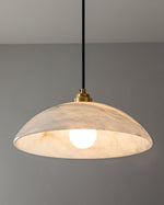 Load image into Gallery viewer, Alabaster Dome Pendant Light