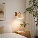 Load image into Gallery viewer, French Vintage Cream Pleated Shade Adjustable Wall Sconce
