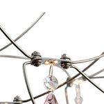 Charger l'image dans la visionneuse de galerie, Lustre en cristal français Crynora - Design romantique Luciole en style luxe pour salle à manger ou chambre à coucher