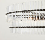 Load image into Gallery viewer, Lumora Crystal Pendant Light – Modern Crystal Glass Chandelier Style