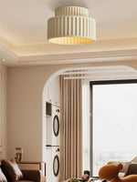 Load image into Gallery viewer, Resin Ceiling Light - Wabi Sabi Beige Flush Light for Nordic Interiors