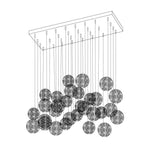 Load image into Gallery viewer, Wooden Orb Sphere Cluster Pendant Light M25