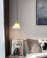 Load image into Gallery viewer, Conical Brass Pendant Lamp