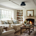 Load image into Gallery viewer, Metio Dome Minimalist Ceiling Lamp – Flush Mount for Small Spaces, Multi-Color Options