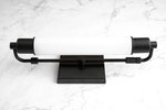 Cargar imagen en el visor de la Galería, Aplique de tocador moderno Ornato Luxe - Lámpara de pared Art Déco con pantalla cilíndrica