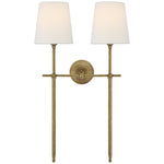Cargar imagen en el visor de la Galería, Aplique de Pared con Pantalla de Tela Clásica Bryant Estilo Elegante - Iluminación de Mesita de Noche para Dormitorio