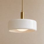 Load image into Gallery viewer, Cerova Contemporary Minimalist and Elegant Pendant – Ivory Porcelain Shade Light for Kitchen Island & Bedroom