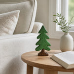 Cargar imagen en el visor de la Galería, Green pine tree ornament on a coffee table