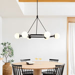 Load image into Gallery viewer, Brelia Modern Round Chandelier - Glass Globe Design For Modern Home