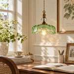 Bild in Gallery-Viewer laden, Verdoma Flower Glass Plug-in Pendant Light
