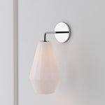 Load image into Gallery viewer, Merin Sculptural Glass Wall Lamp – Geometric Modern Wall Sconce for Bedrooms & Hallways