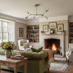 Load image into Gallery viewer, Mobilux Line Industrial Geometric Chandelier - Chrome Nickel Ceiling Light