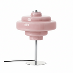 Load image into Gallery viewer, Koloro Glass Table Lamp – Modern Tiered Lamp for Living or Work Spaces