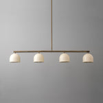 Load image into Gallery viewer, Farmhouse Linear Chandelier – Rustic Light Pendant for Dining & Kitchen