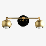 Cargar imagen en el visor de la Galería, Lámpara de tocador decorativa Metio Dome - Lámpara de pared para baño con pantalla orbe clásica