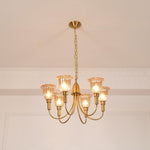 Load image into Gallery viewer, Columbia Brass Chandelier