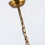 Bild in Gallery-Viewer laden, Brass and Clear Glass Dome Pendant Light
