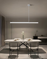 Load image into Gallery viewer, Lumineo Contemporary Decorative Dining Room Chandelier White Paint Push Button Switch