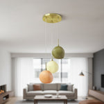 Charger l'image dans la visionneuse de galerie, Suspension en verre opale Coloria – Design moderne et élégant pour salon, chambre et couloir