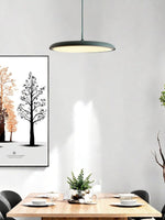 Load image into Gallery viewer, Macaron Pendant Light – Slim Metal Saucer Fixture