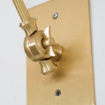 Cargar imagen en el visor de la Galería, Lámpara de pared vintage de metal con brazo oscilante ajustable M23