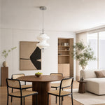 Bild in Gallery-Viewer laden, Mallew Honeycomb Layered Pendant Light - Modern Design Glass Hanging Lamp for Dining Room and Bedroom