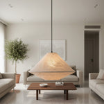 Cargar imagen en el visor de la Galería, Lámpara Colgante Plegable Zalen – Elegancia Moderna con Tejido Estilizado para Comedores y Pasillos