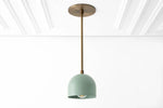 Load image into Gallery viewer, Farmhouse Pendant Light – Vanity Pendant Light With Colorful Dome Design