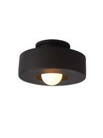 Load image into Gallery viewer, Resin Ceiling Light - Chunky Cylindrical Modern Flush Mount Fixture
