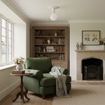 Bild in Gallery-Viewer laden, Glorica Glas Industrieller Metallrahmen Wandlampe – Minimalistische große Glühbirnen-Wandlampe für Wohnzimmer