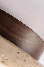 Load image into Gallery viewer, Cylindrical Travertine Wooden Ceiling Lights