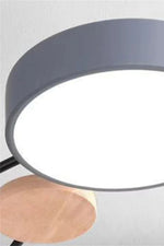 Load image into Gallery viewer, Multihead Disc Morandi Color Branch Ceiling Light