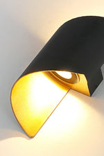 Cargar imagen en el visor de la Galería, Aplique de pared de metal en espiral de diseño moderno