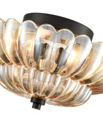 Load image into Gallery viewer, Vintage Glass Double Layer Floral Ceiling Lamp