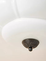 Load image into Gallery viewer, American Vintage Cream Glass Shade Shaped Eloise Chandelier