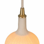 Load image into Gallery viewer, Brass-tone fitting and ceramic neck detail