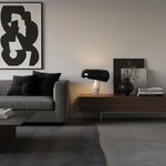 Cargar imagen en el visor de la Galería, Lámpara de Mesa Estratagema Divertida Slantia - Diseño con Pantalla de Vidrio y Base de Mármol para Sala de Estar o Dormitorio N45