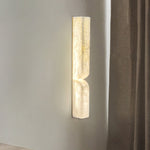 Cargar imagen en el visor de la Galería, Lámpara de Pared Rectangular Moderna de Alabastro – Aplique Minimalista para Dormitorio, Pasillo y Sala