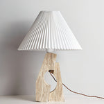Load image into Gallery viewer, Modern Artistic Stone Pillar Travertine Table Lamp M05