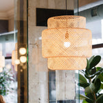 Load image into Gallery viewer, Bamboo Pendant Light