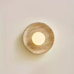 Load image into Gallery viewer, Retro Wabi Sabi Travertine Lunar Eclipse Wall Light M07