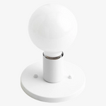 Bild in Gallery-Viewer laden, Glorica Glas Industrieller Metallrahmen Wandlampe – Minimalistische große Glühbirnen-Wandlampe für Wohnzimmer