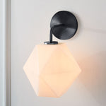 Load image into Gallery viewer, Talvior Faceted Glass Wall Sconce – Modern Style Bathroom or Hallway Accent Light