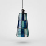 Bild in Gallery-Viewer laden, Artisan Stained Glass Tapered Pendant Light