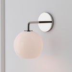 Load image into Gallery viewer, Selvion Art-Glass Globe Wall Sconce – Elegant Modern Wall Light for Bathrooms, Halls & Living Spaces