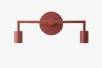 Load image into Gallery viewer, Mobilux Line Modern Colorful Double Wall Sconce for Bedroom, Bathroom and Living Room